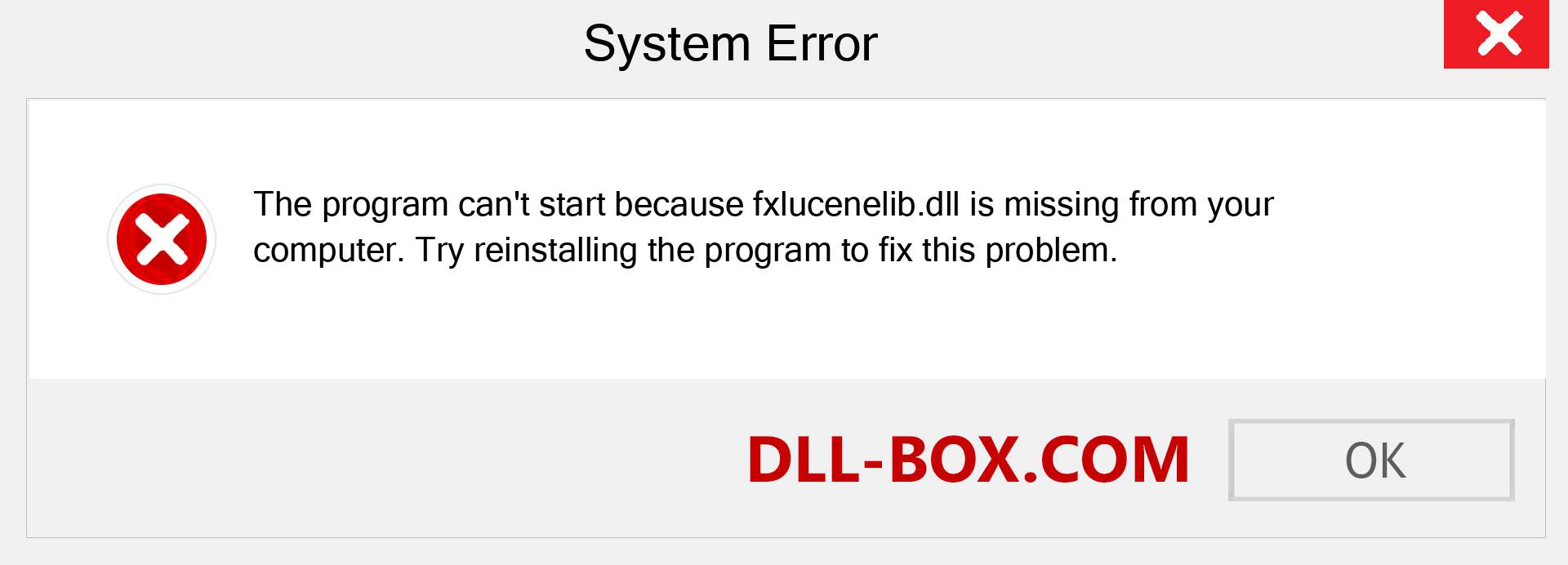  fxlucenelib.dll file is missing?. Download for Windows 7, 8, 10 - Fix  fxlucenelib dll Missing Error on Windows, photos, images